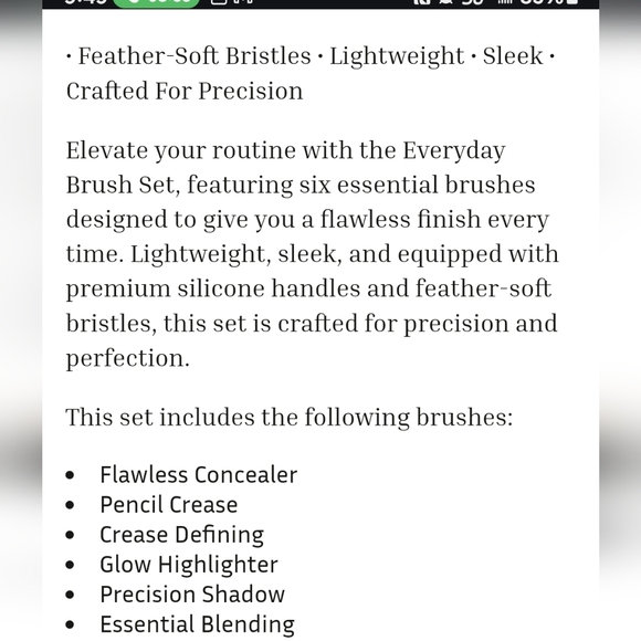 Lithe makeup brushes - Picture 3 of 3